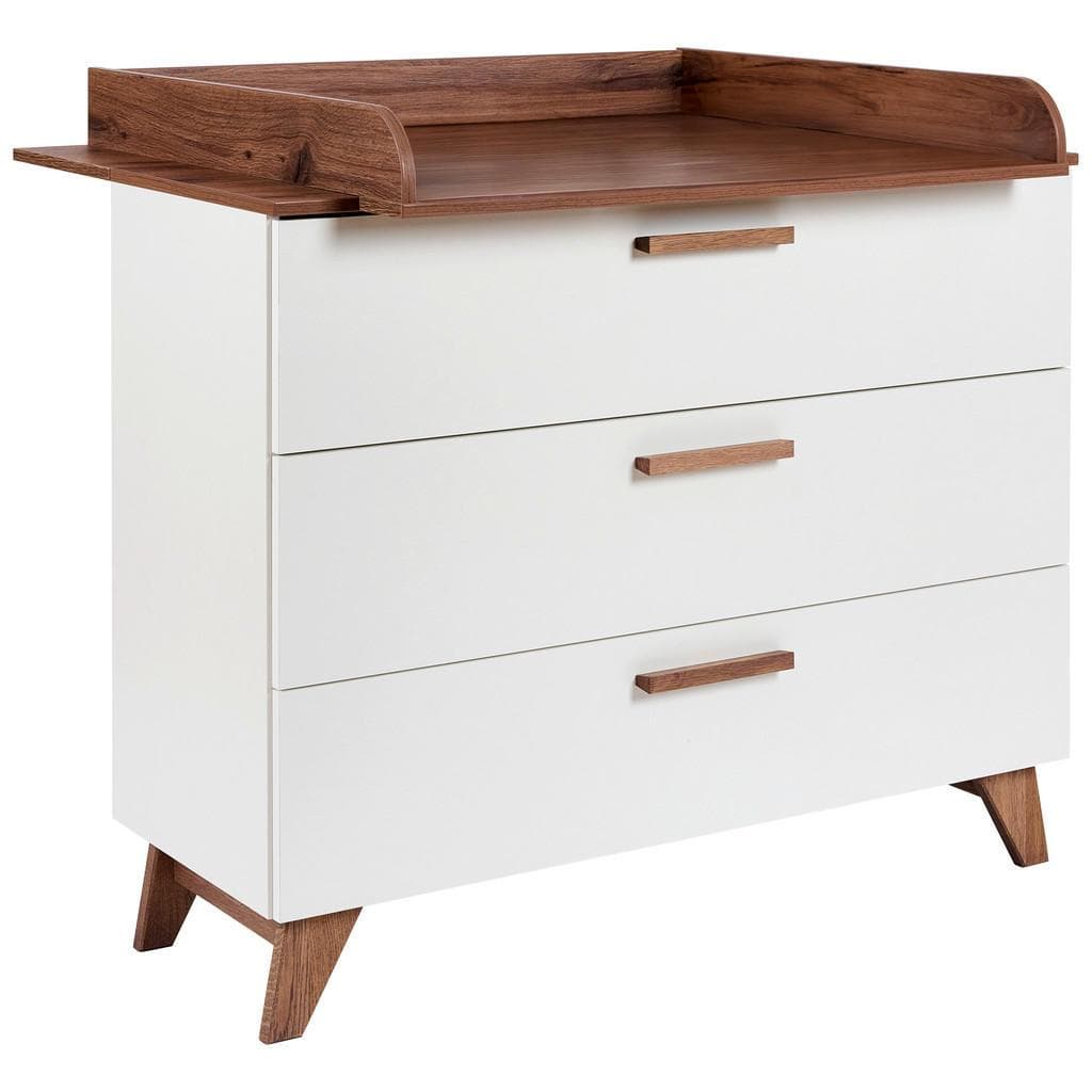 Jimmylee Wickelkommode Emely Holzgriff 3 Schubladen