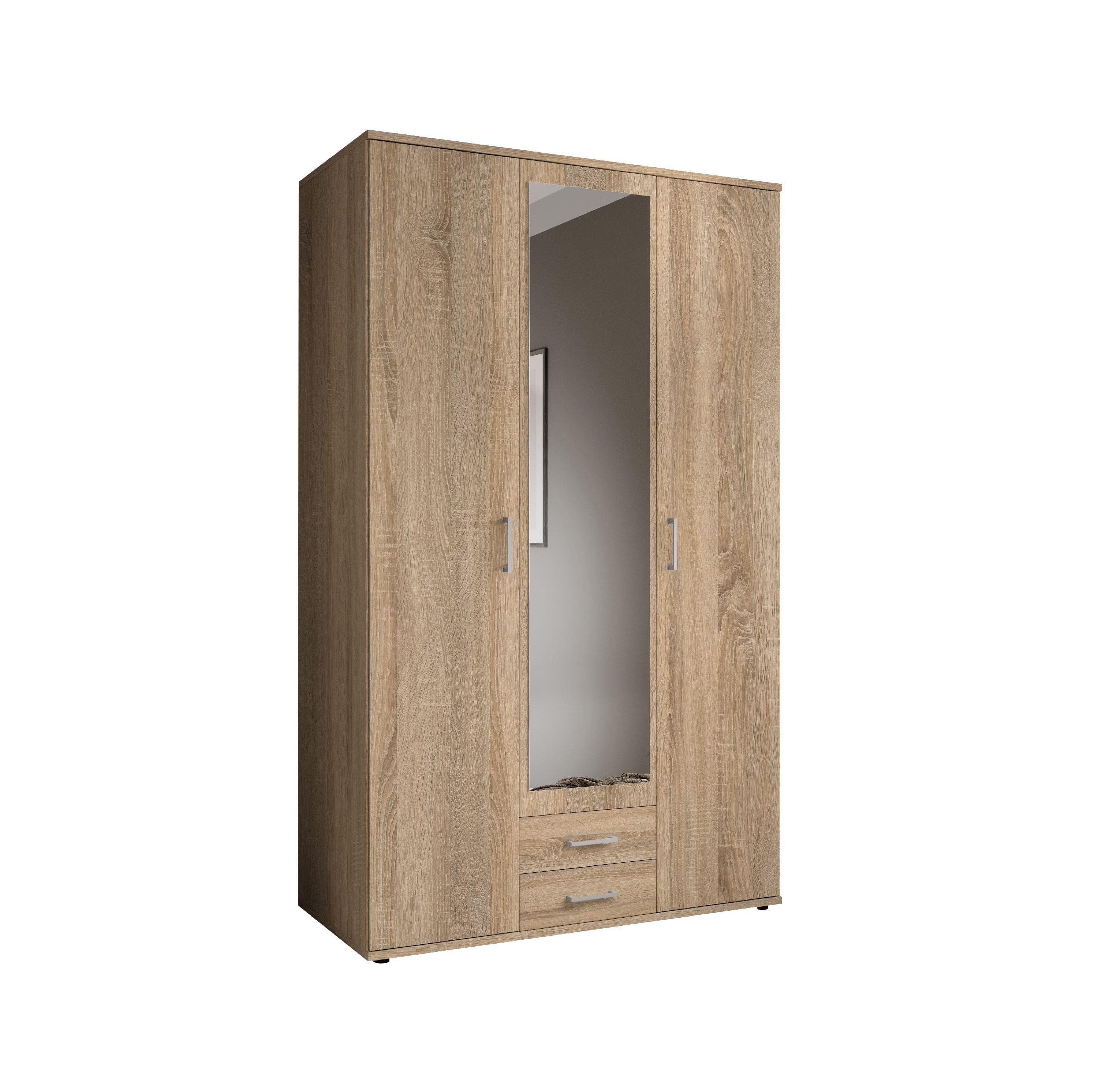 Pol-Power Kleiderschrank Braun S07B90FP