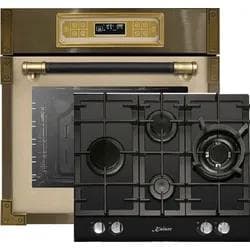 Kaiser Herd-Set EH 6726 ElfAD Einbaubackofen+KCG 6394 Gaskochfeld