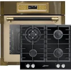 Kaiser Herd-Set EH 6726 ElfAD Einbaubackofen+KCG 6380 Gaskochfeld