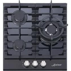 Kaiser KCG 4384 Turbo Luxus Gaskochfeld 45cm 3 Brenner inkl. WOK-Brenner 3,8 KW