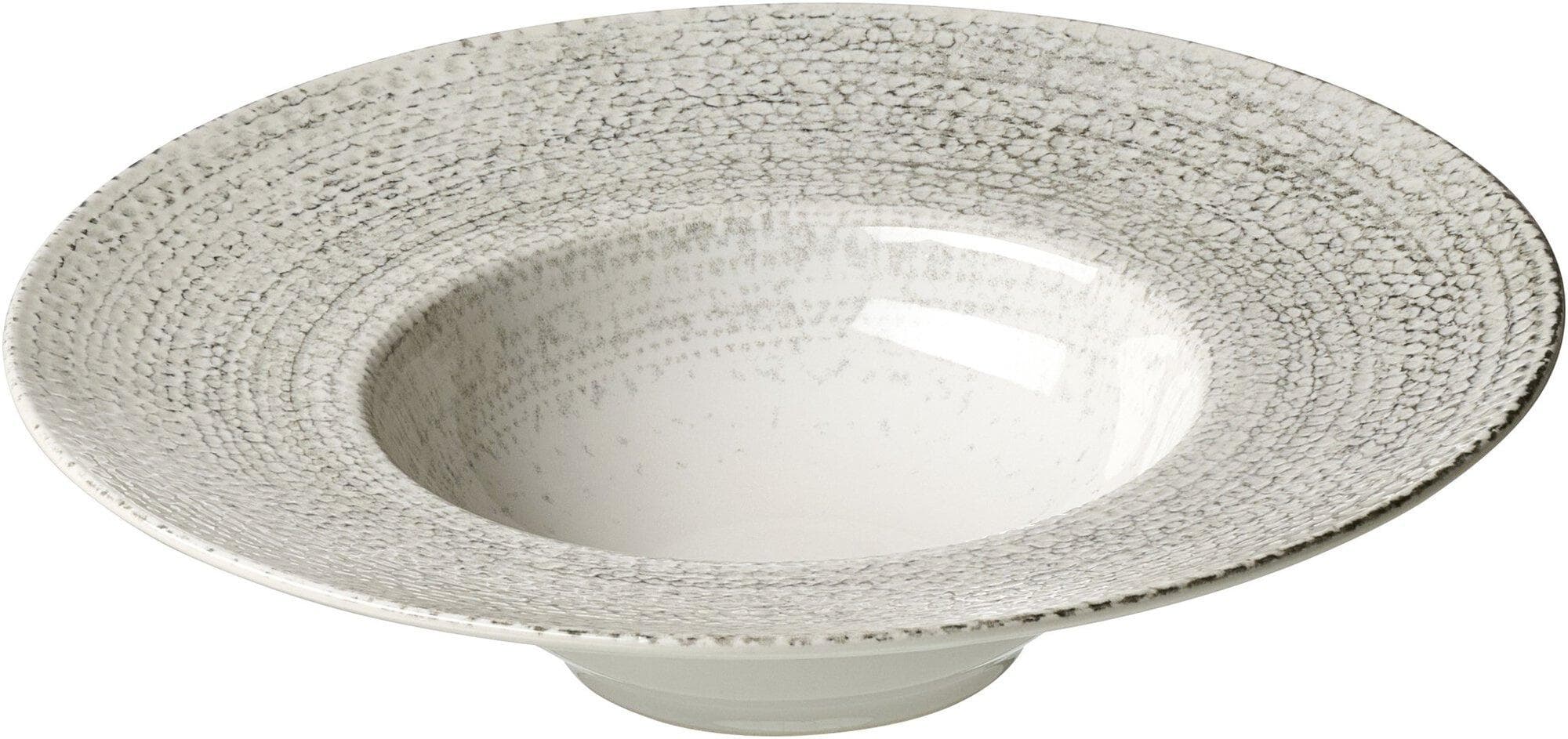 Gourmetteller RIMINI Steinzeug Grau