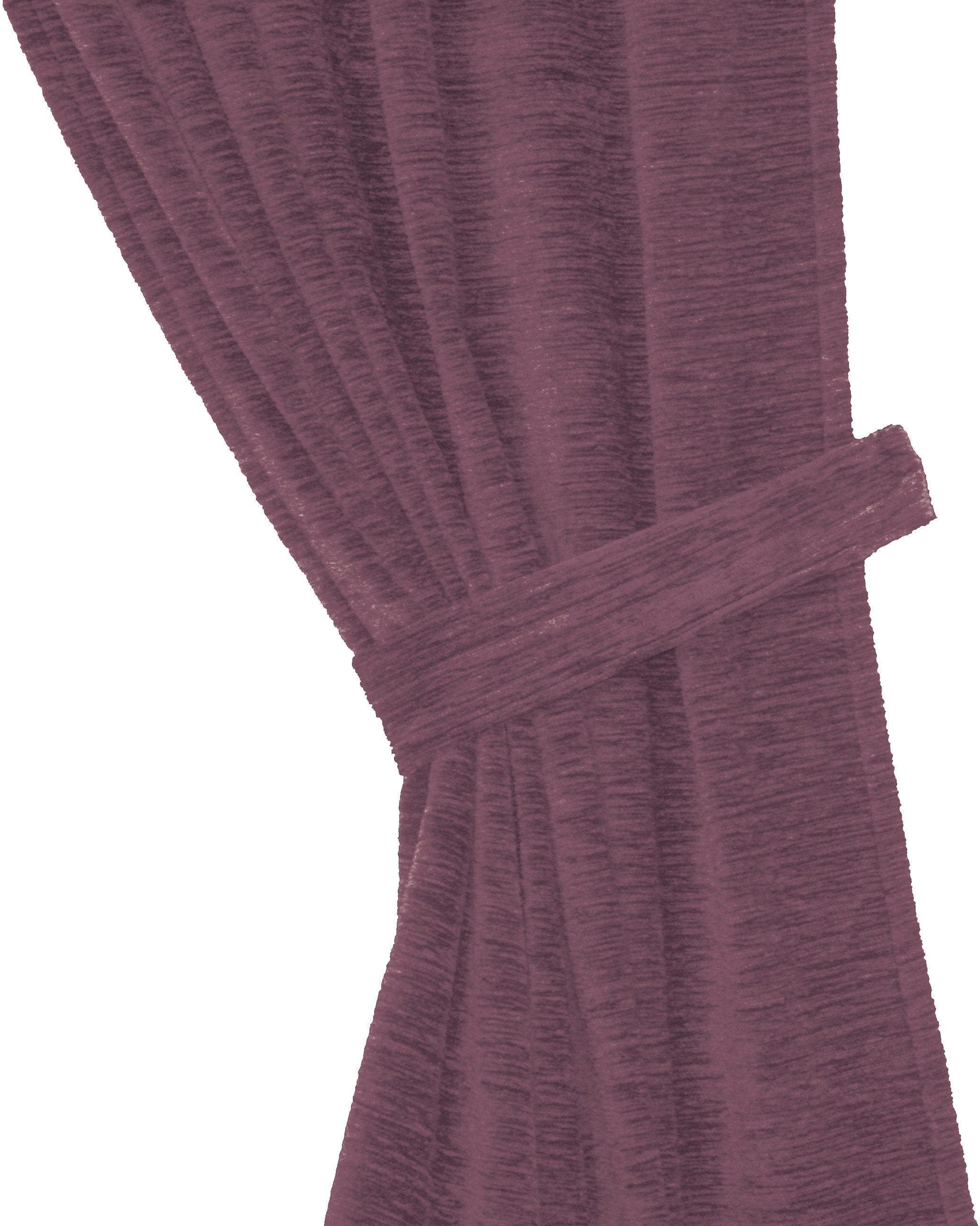 WIRTH Thermo-Chenille Raffhalter 2er-Set Lila