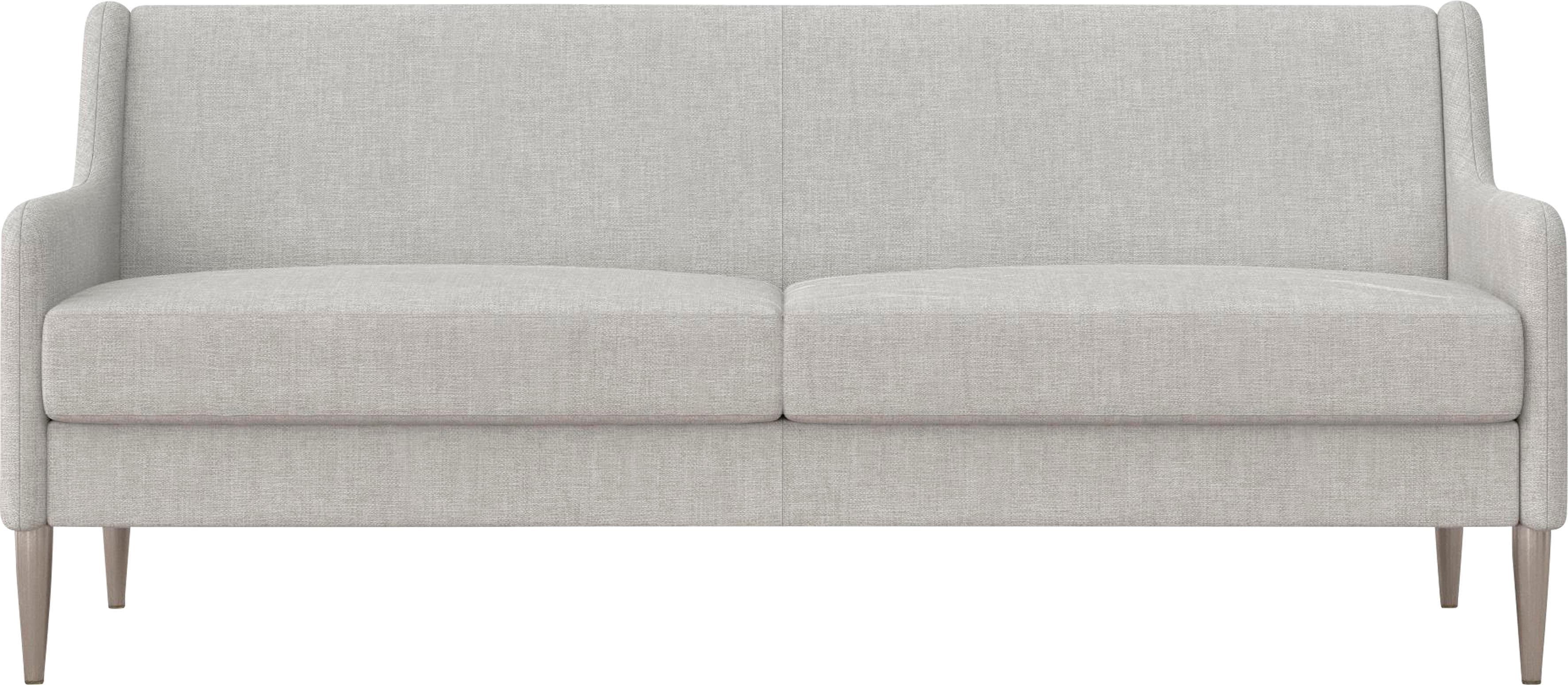 Gepolsterter 3-Sitzer Sofa aus Webstoff mit Stahlbeinen