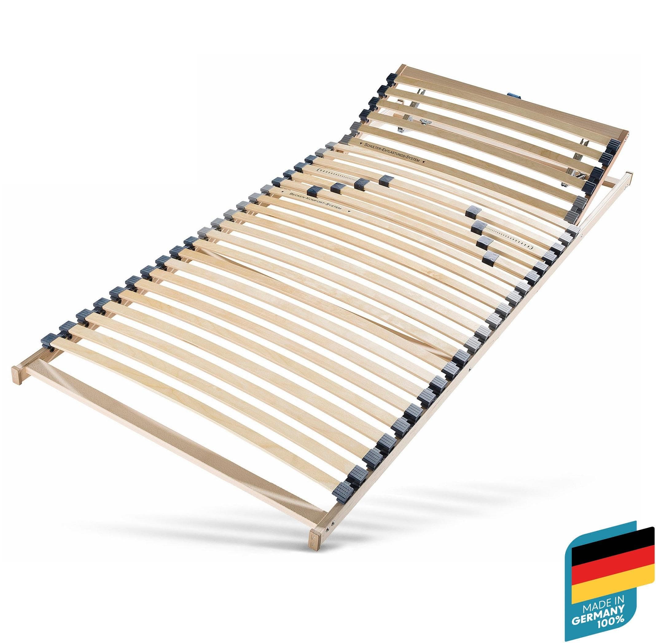 Manuell verstellbarer Lattenrost mit Härteverstellung
