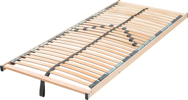 Komfortabler Lattenrost mit festem Kopfteil und Fußteil