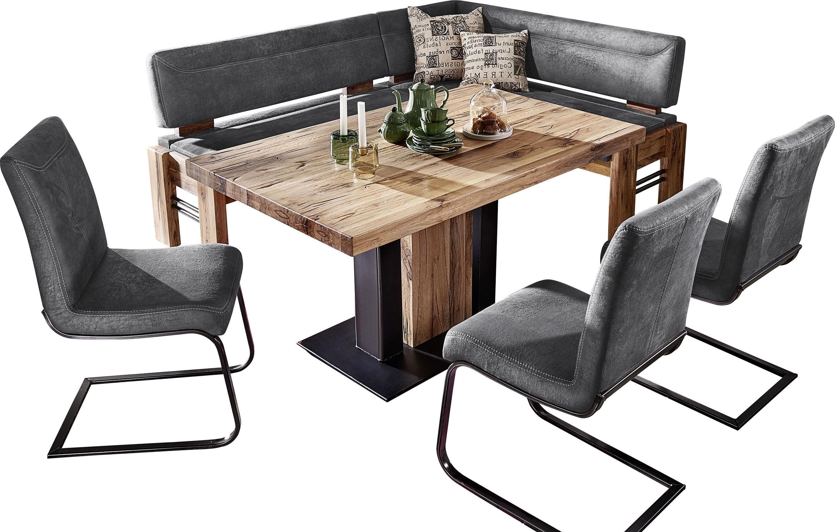 Eckbankgruppe mit Stauraum - 5-teilig, rechts oder links