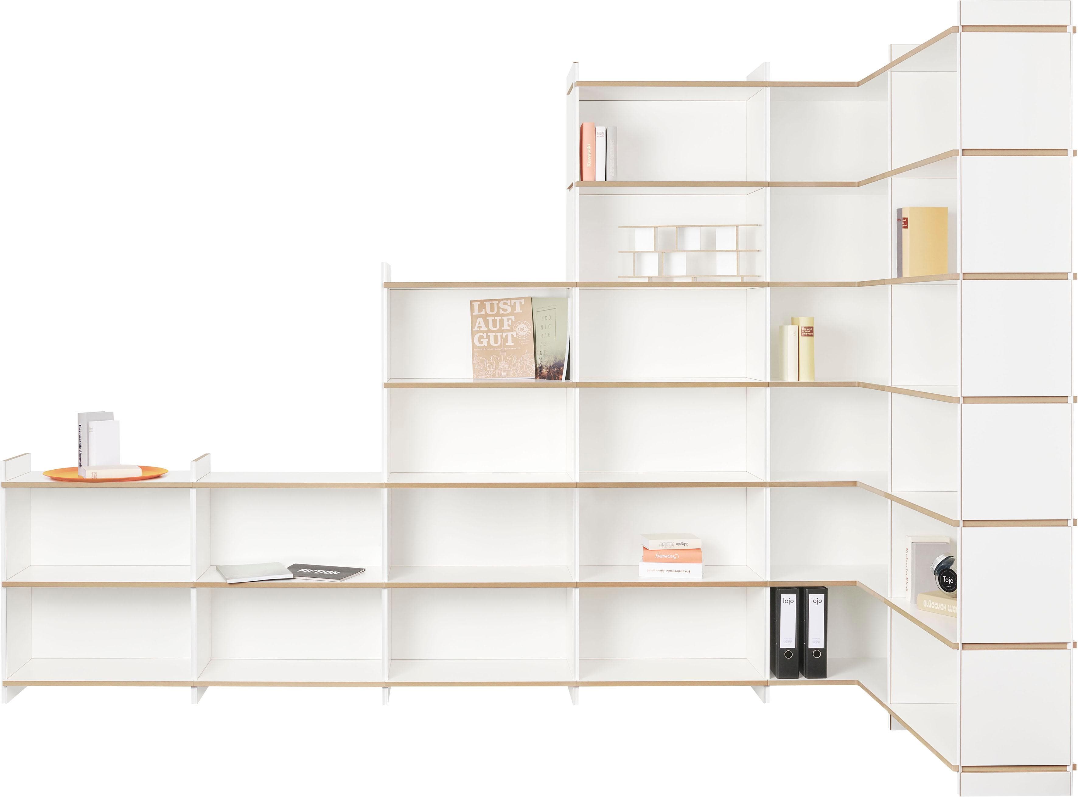 Mehrzweckregal TOJO "mehrfach" weiß modulares Regalsystem