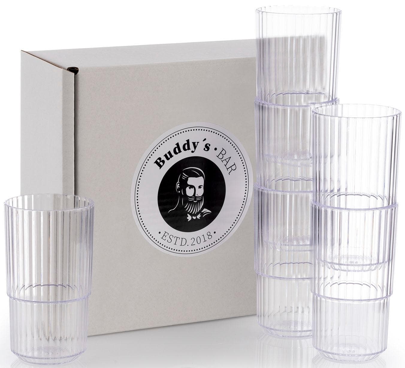 Baur Versand Trinkbecher Set 6-teilig Transparent Kunststoff 500 ml