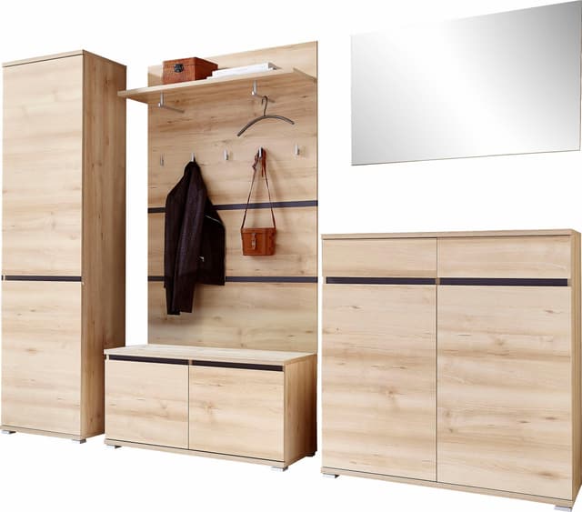 Germania Garderoben-Set Lissabon Beige Edelbuchefarben