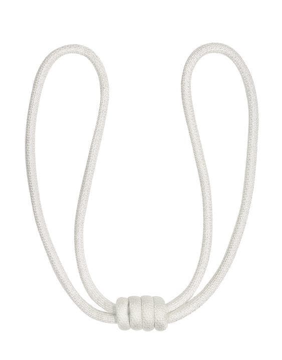 GERSTER Raffhalter Salomea 65 cm Viskosemischung Naturweiß