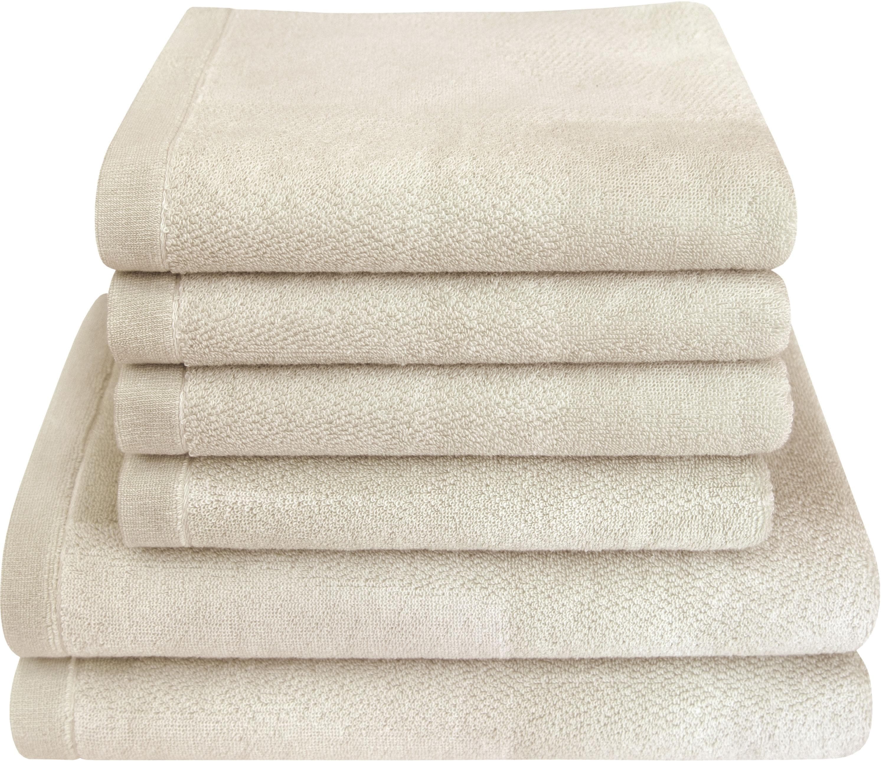 Dyckhoff Handtuch Set Landschaft Walkfrottier - Luxus in Naturfaser