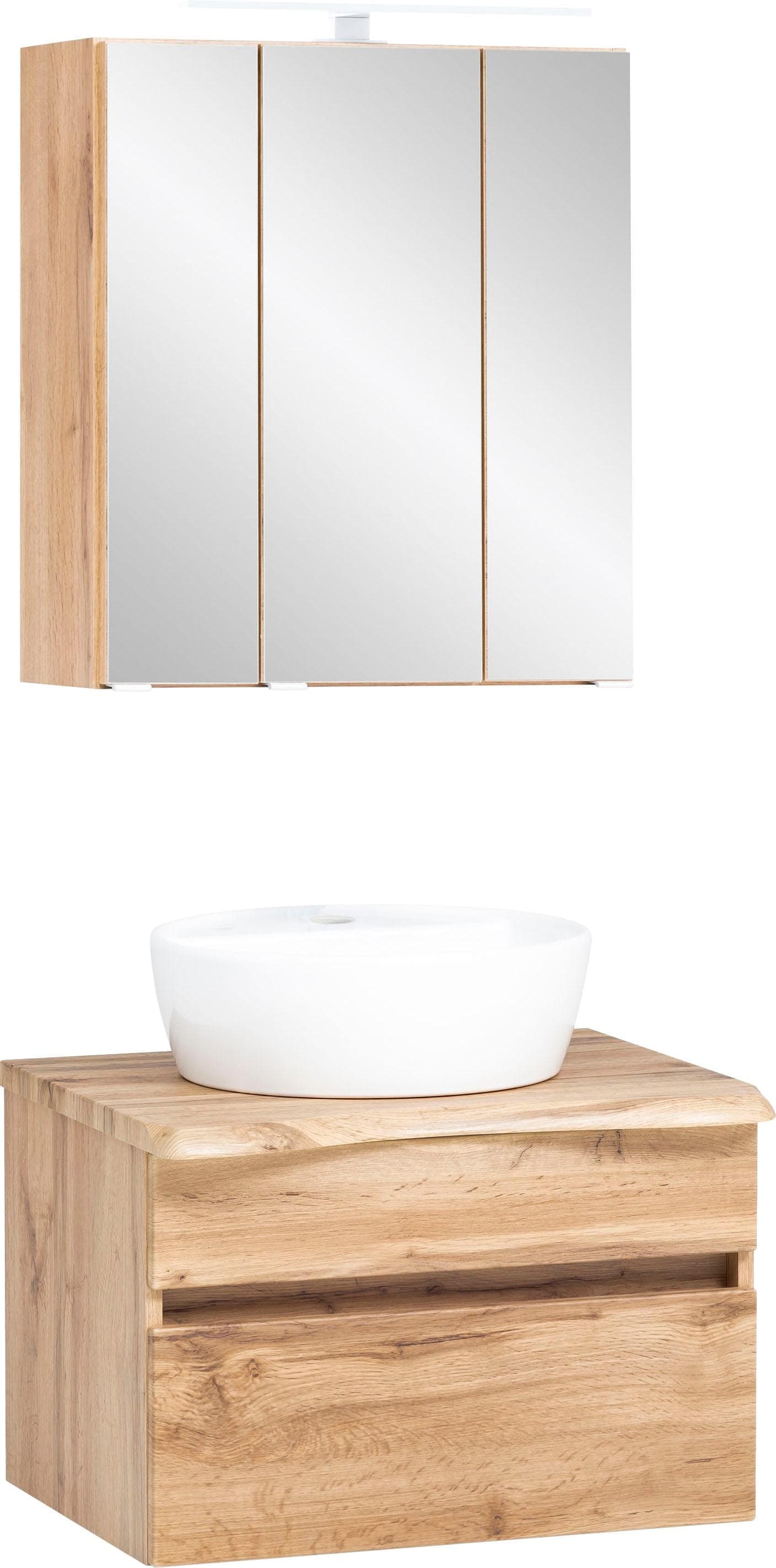 Spiegelschrank-Waschtisch Set | Modernes Badmöbel Design