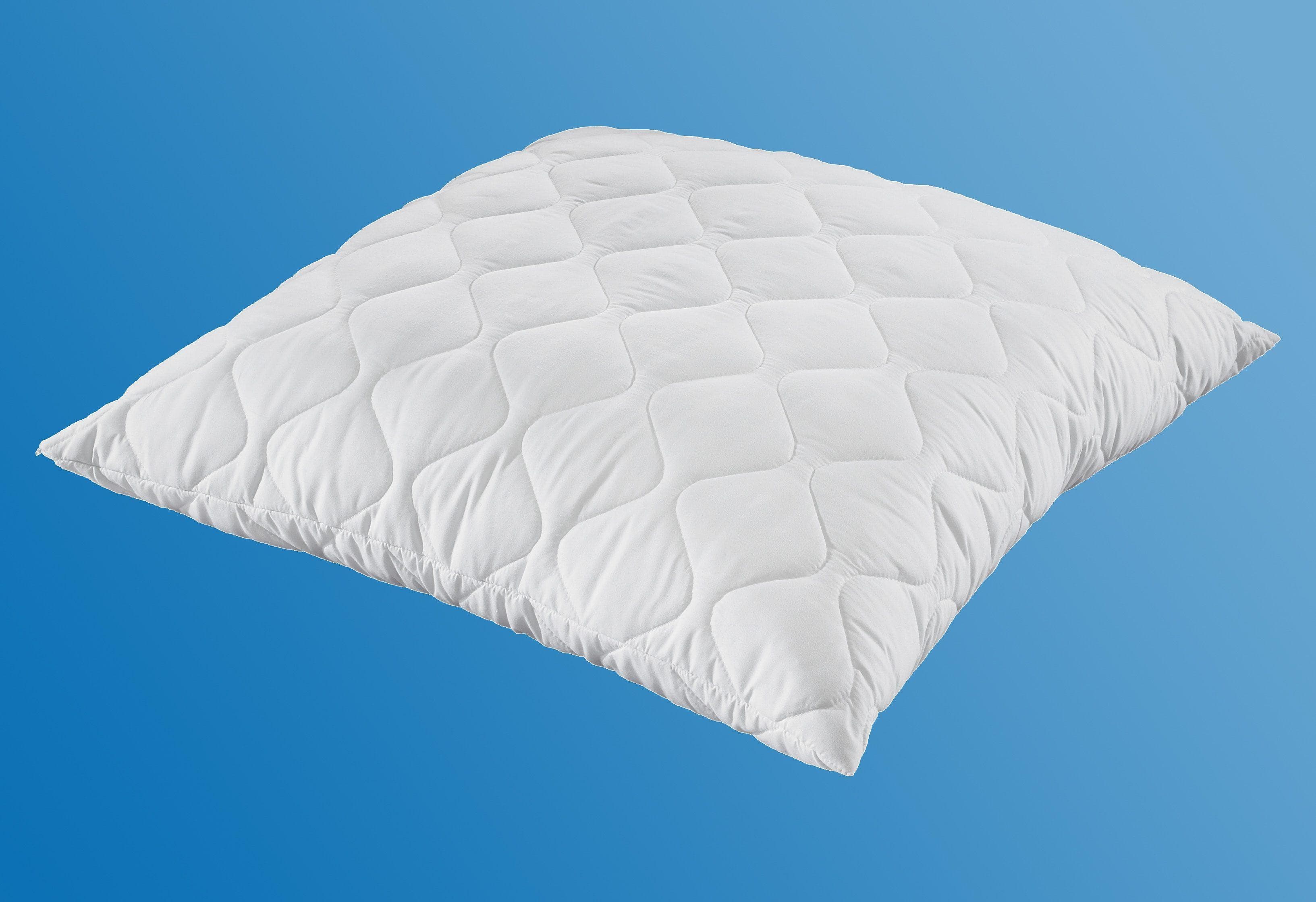 f.a.n. Microfaserkissen Kansas: Ergonomisches Schlafkissen mit Peach-Touch Bezug