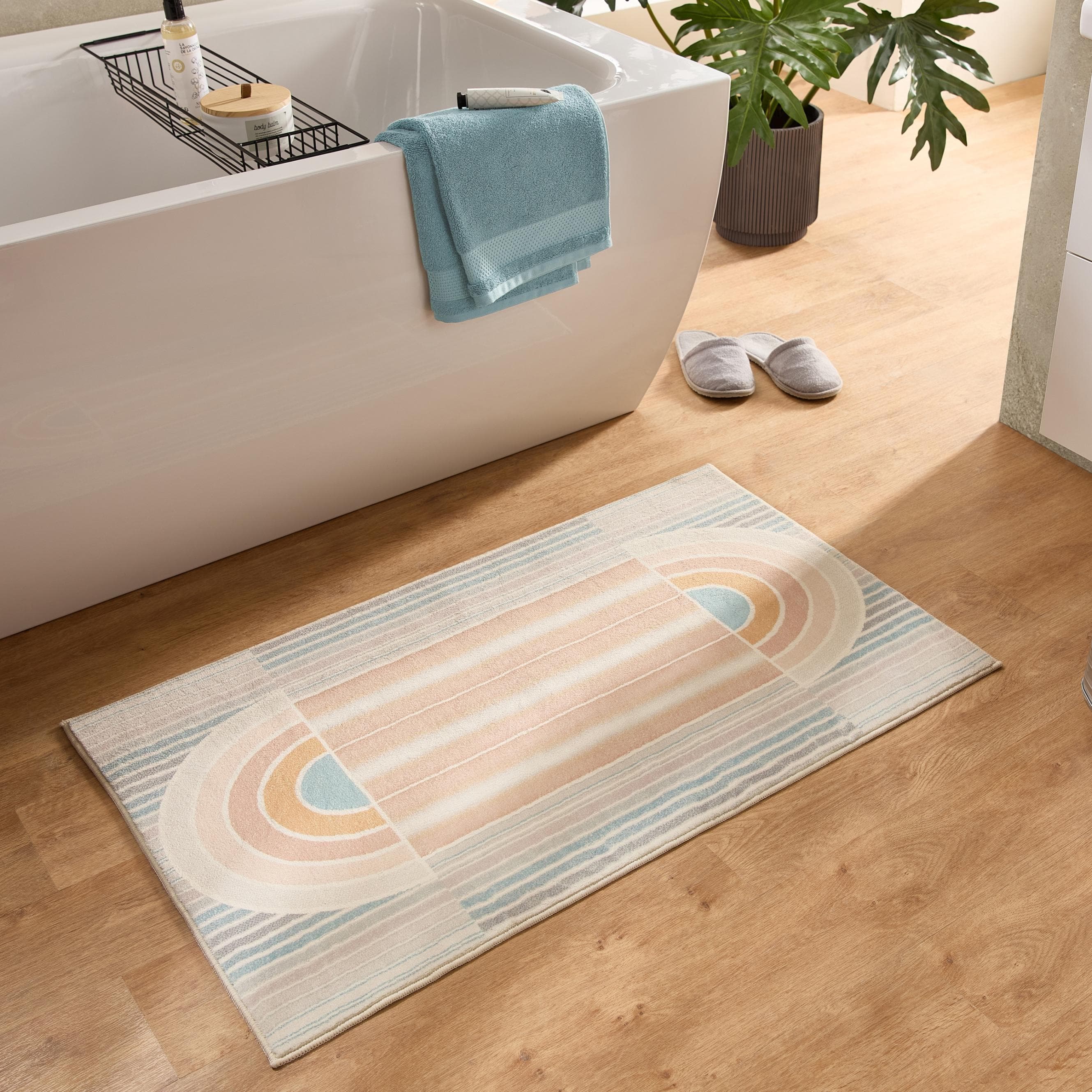 Gino Falcone Ariella Badteppich Bunt Rutschhemmend