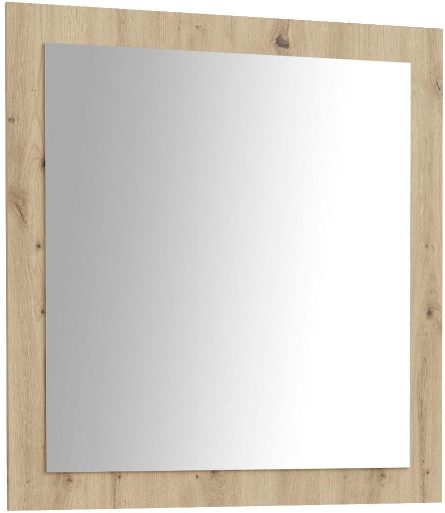 FORTE Wandspiegel Spiegel BACCIO Braun Glas Metall