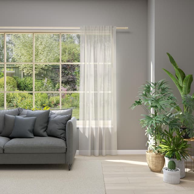 Neutex for you! Allure Gardine: Halbtransparenter Vorhang mit Schlaufenband