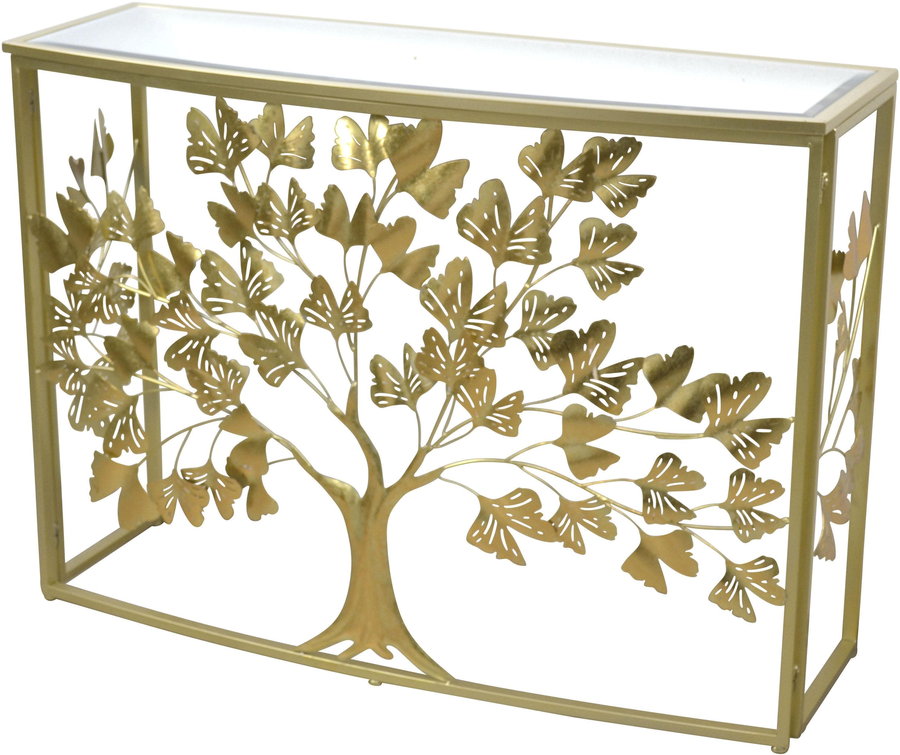 HOFMANN LIVING AND MORE Konsolentisch Glas Design