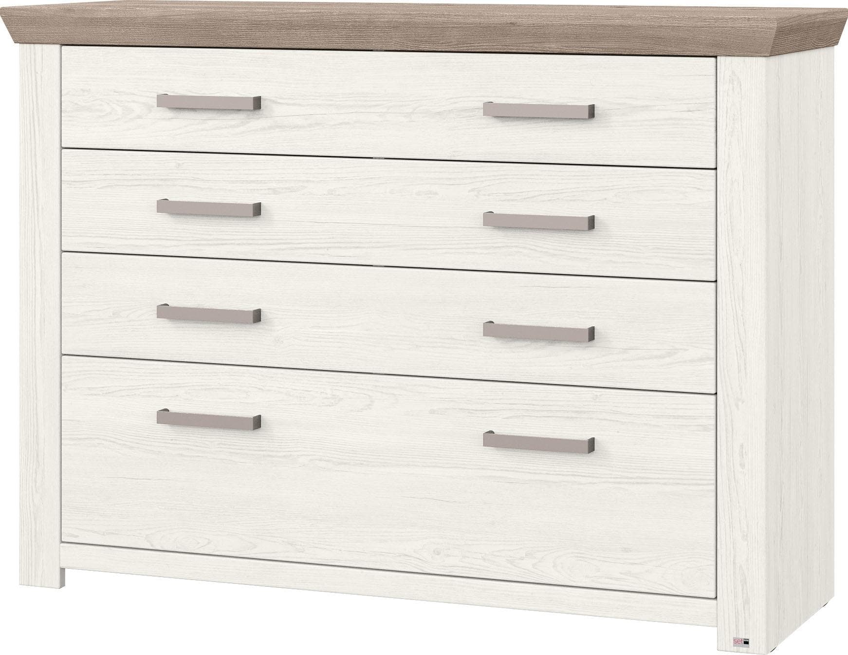 Schubkastenkommode Pino-Aurelio in Pino-Optik