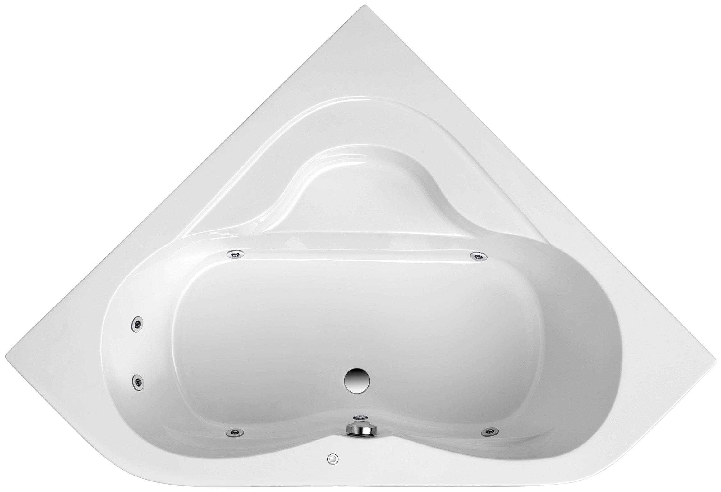 Whirlpool-Badewanne OTTOFOND Lucia Weiß Sanitäracryl