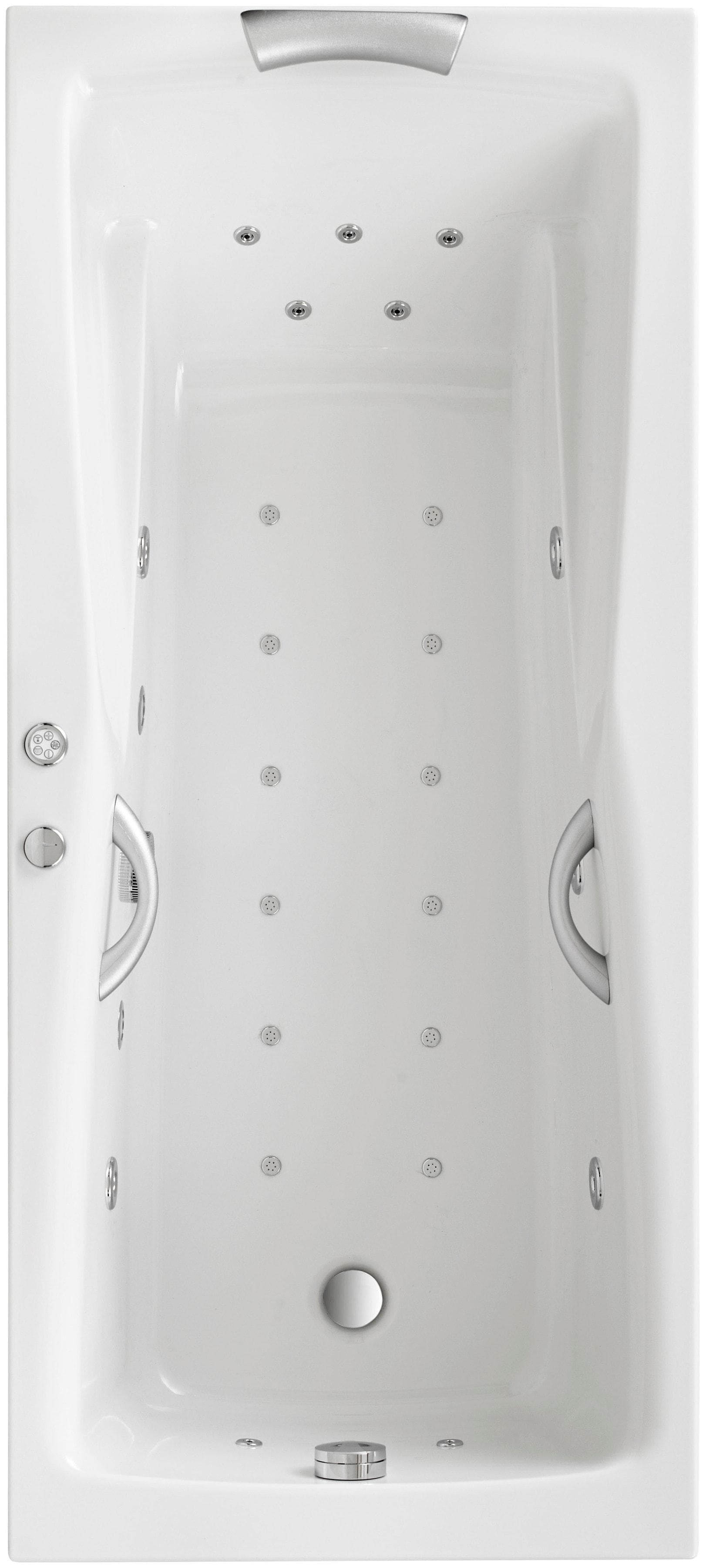 Whirlpool-Badewanne OTTOFOND Atlanta Weiß Sanitäracryl