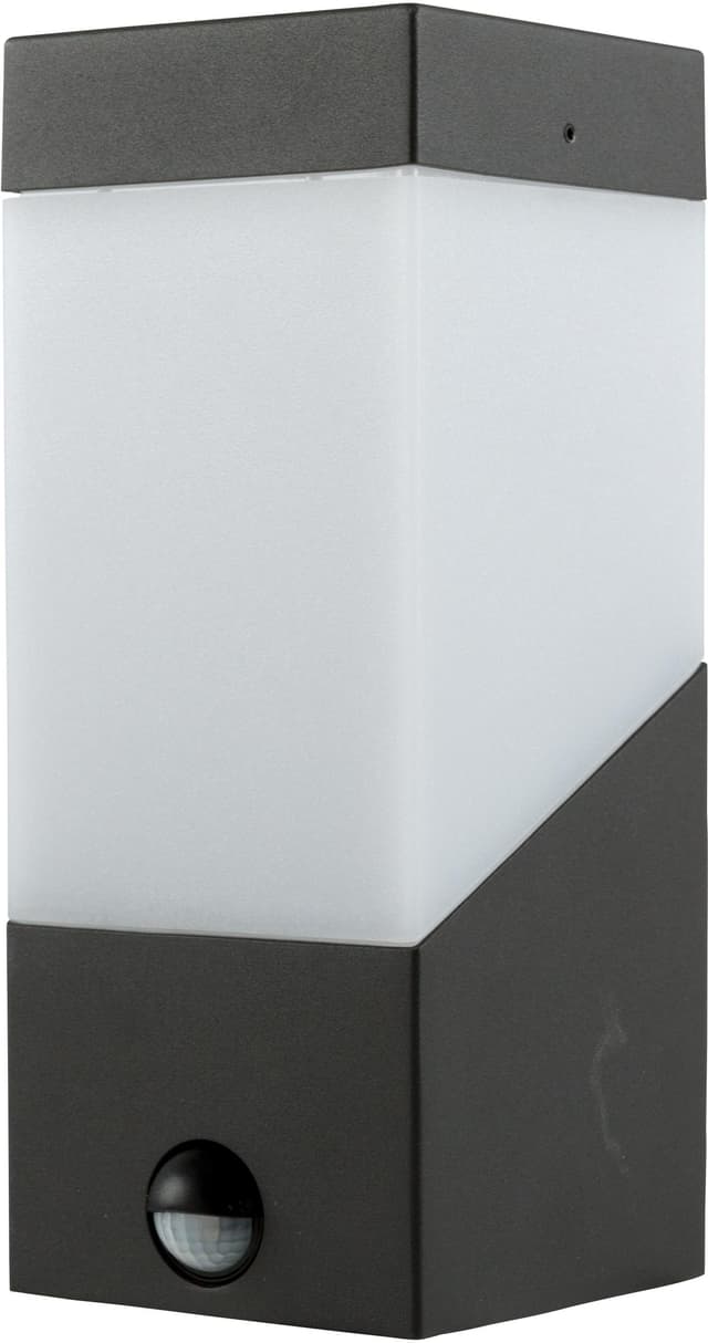 Heitronic Madeleine Außen-Wandleuchte Schwarz – Bewegungsmelder & Dimmbar