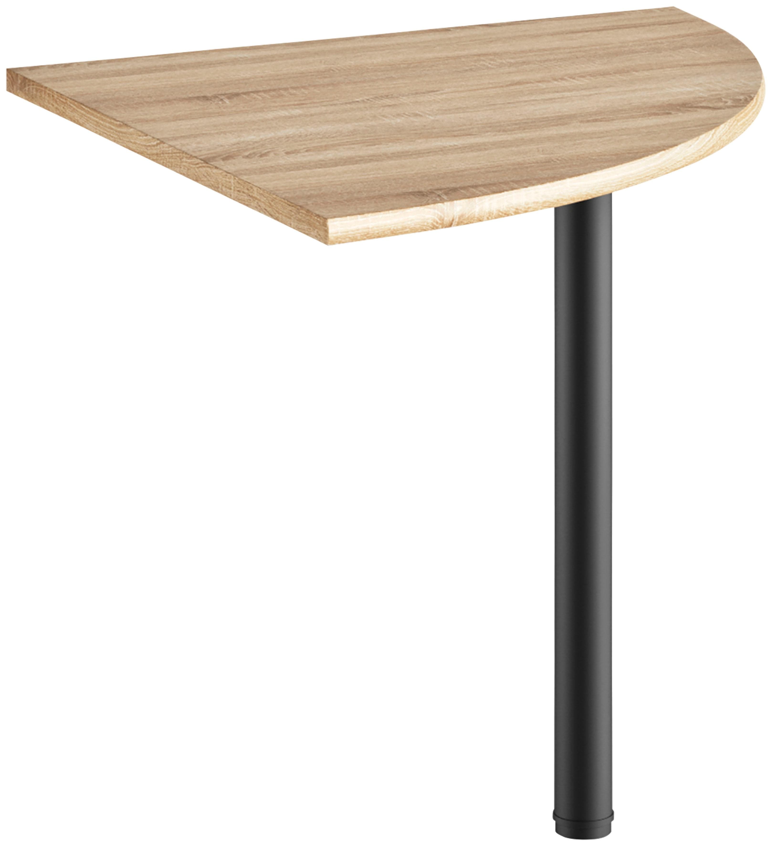 Tischelement GAMI MAMBO Eiche Sonoma Grau 80x80cm Schreibtischplatte