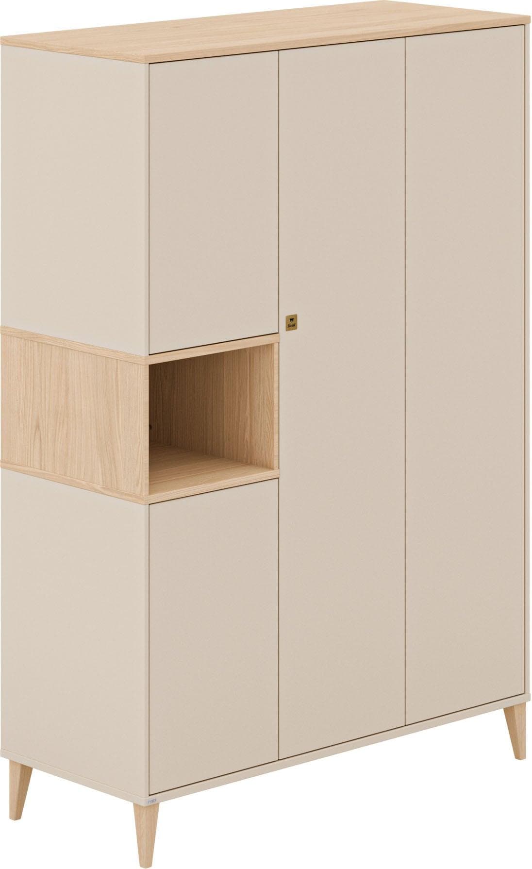 PAIDI Kleiderschrank MILA & BEN Steiff: Design mit 4 Türen und Einlegeböden