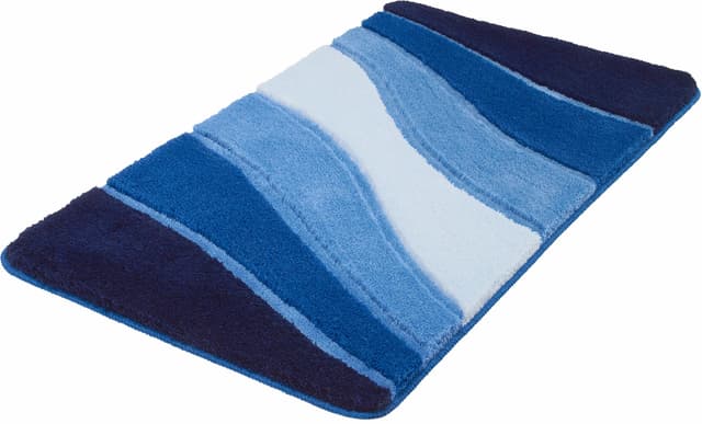MEUSCH Badematte Ocean: Rutschhemmend, Waschbar, Wellen Design