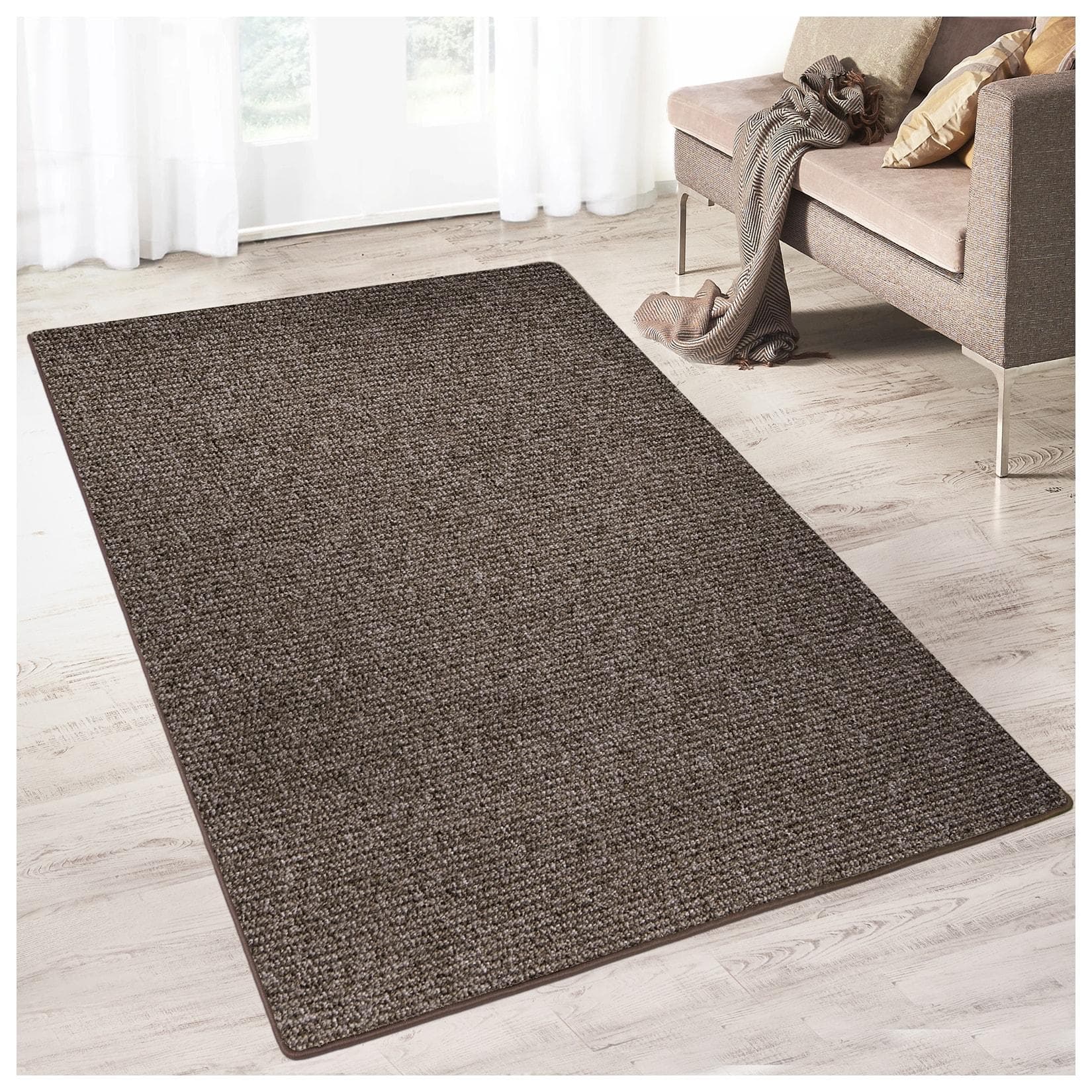 Karat Teppich auf Maß Carlton Braun