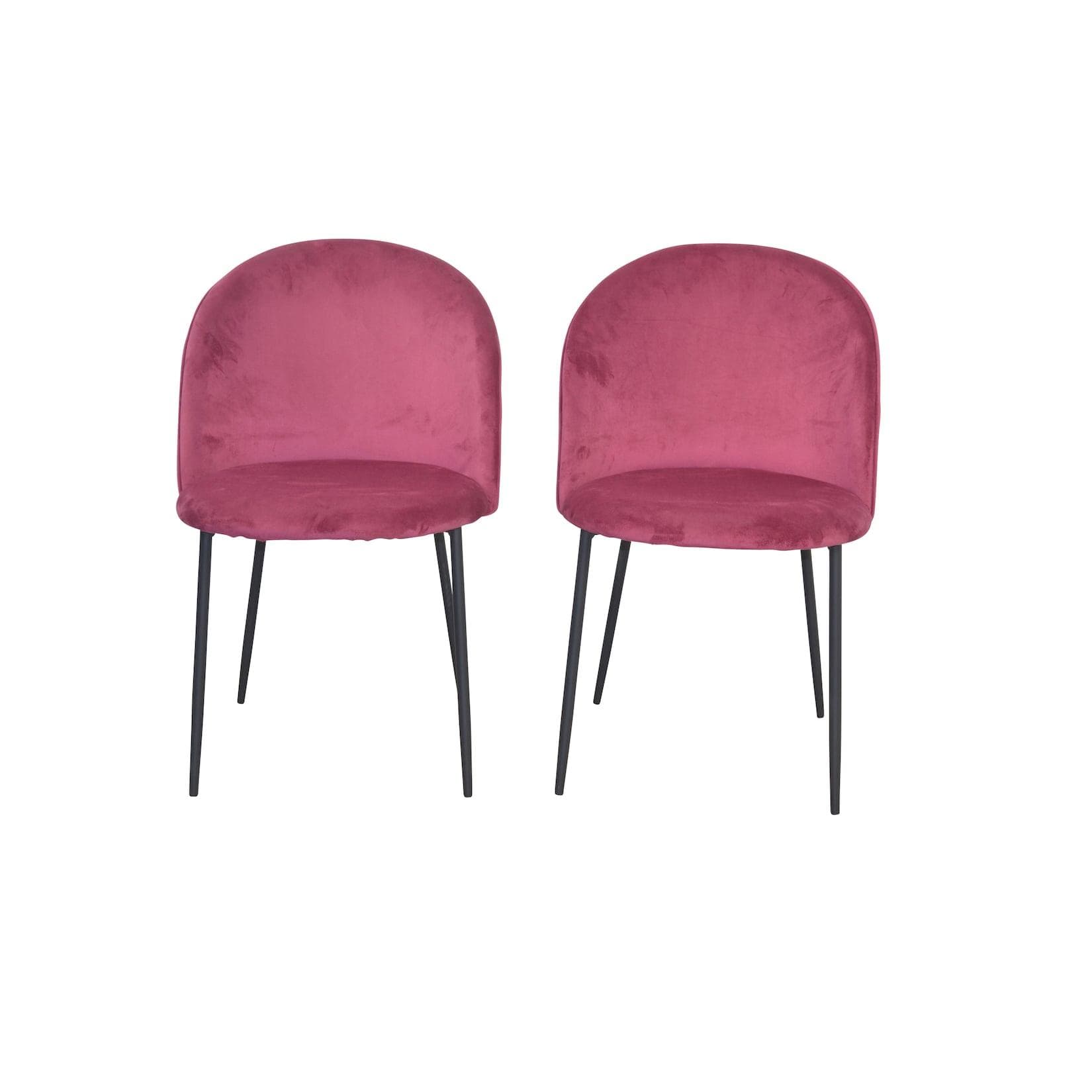 Polsterstuhl Set "French Velvet" - 2er-Set in trendigen Farbkombinationen