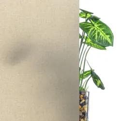 Rollomeister Standardrollo mit Trägerprofil nach Maß Metallic Champagne