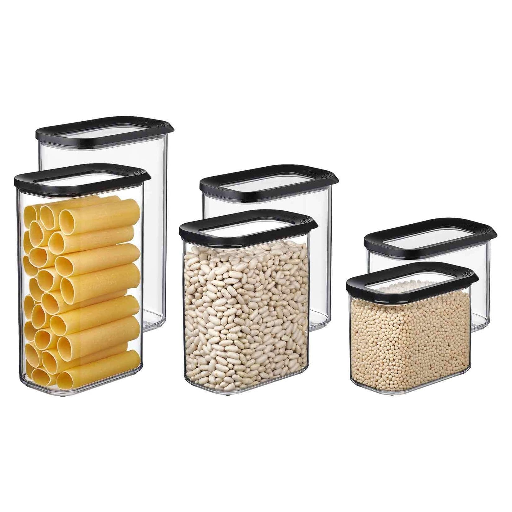Mepal Vorratsdosen Modula 6er Set Transparent