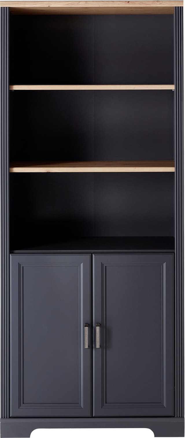 Innostyle Mehrzweckschrank Büroregal Graphit Artisan Eiche Nachbildung