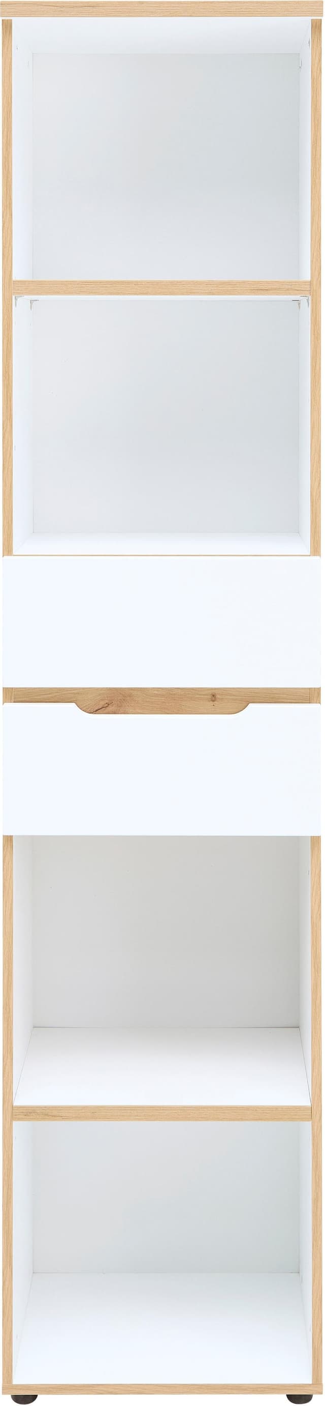 Innostyle Bücherschrank Weiß - Modernes Büroregal aus Holzwerkstoff