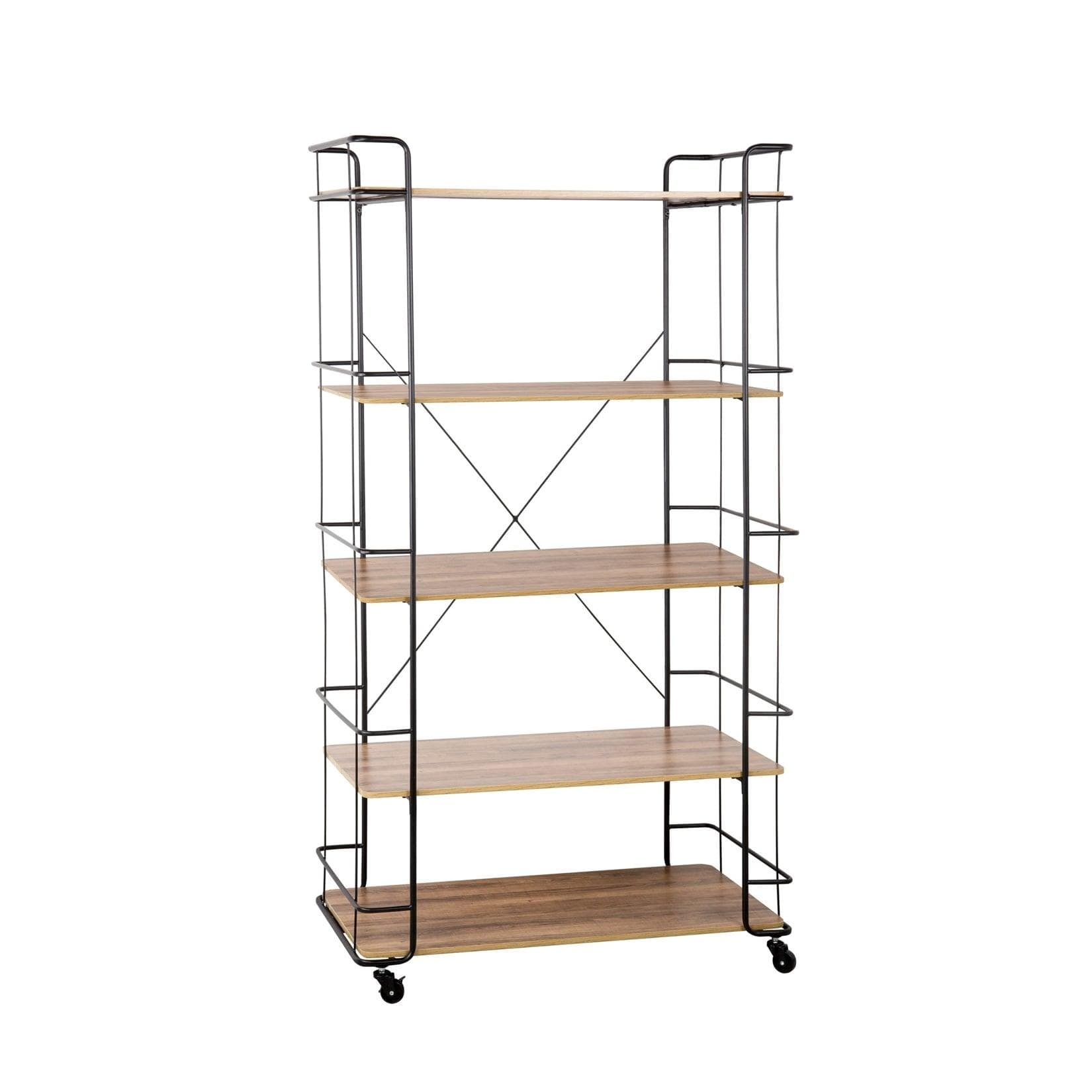 HTI-Living Regal Cora 5 Böden Weiß Modern