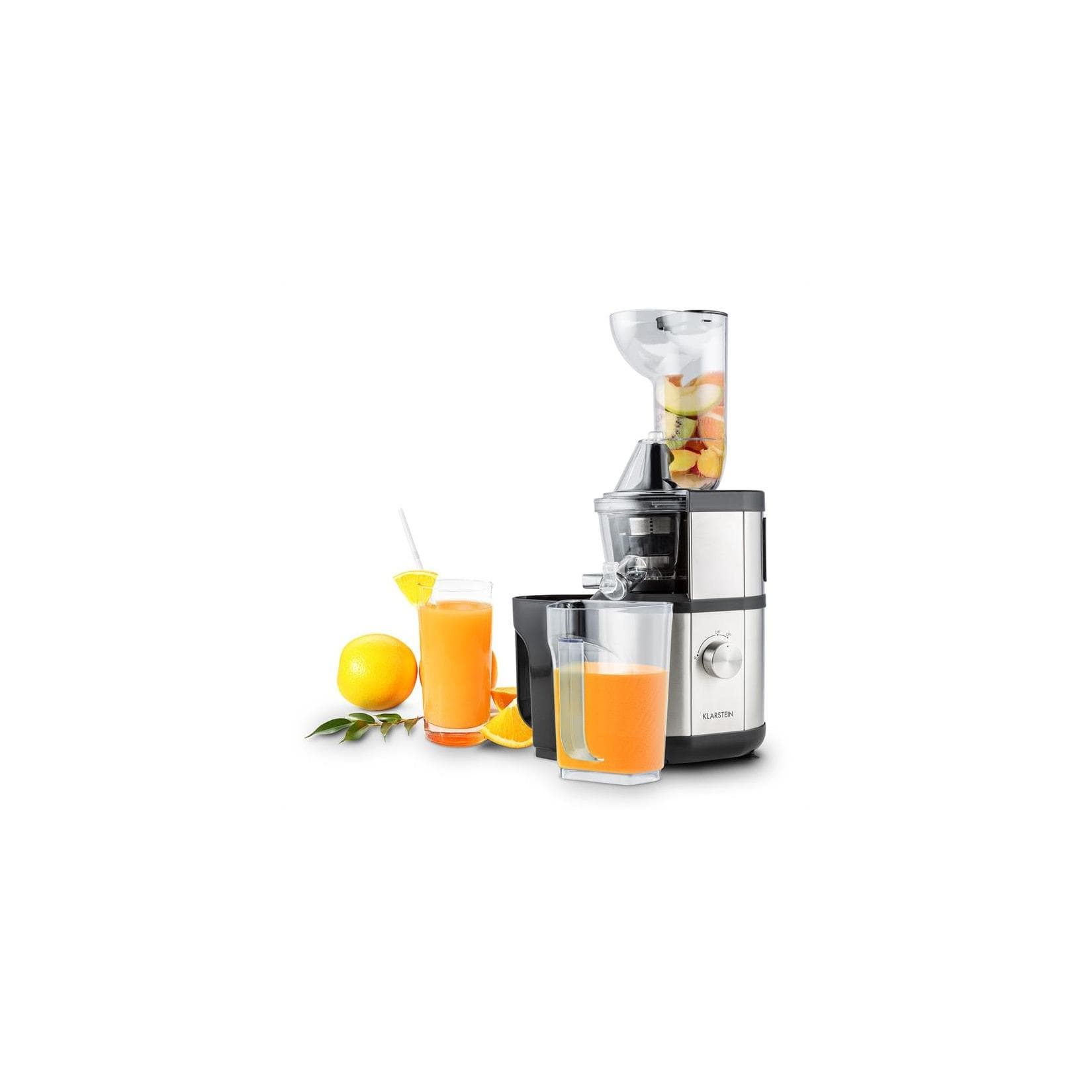 Fruitberry Entsafter Slow Juicer 400 Watt Silber