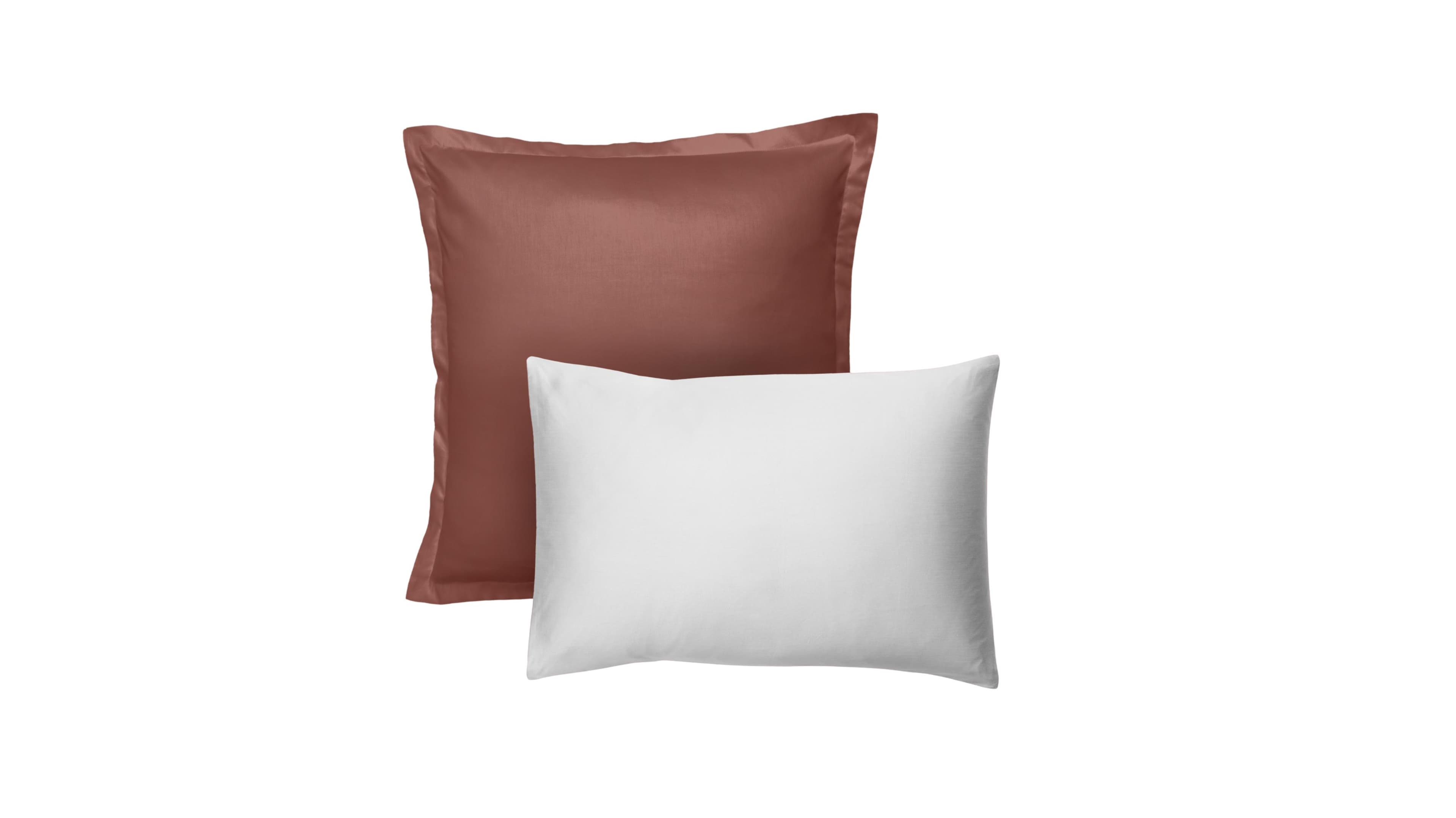 Emma Premium+ Kopfkissenbezug 40x80 Terracota