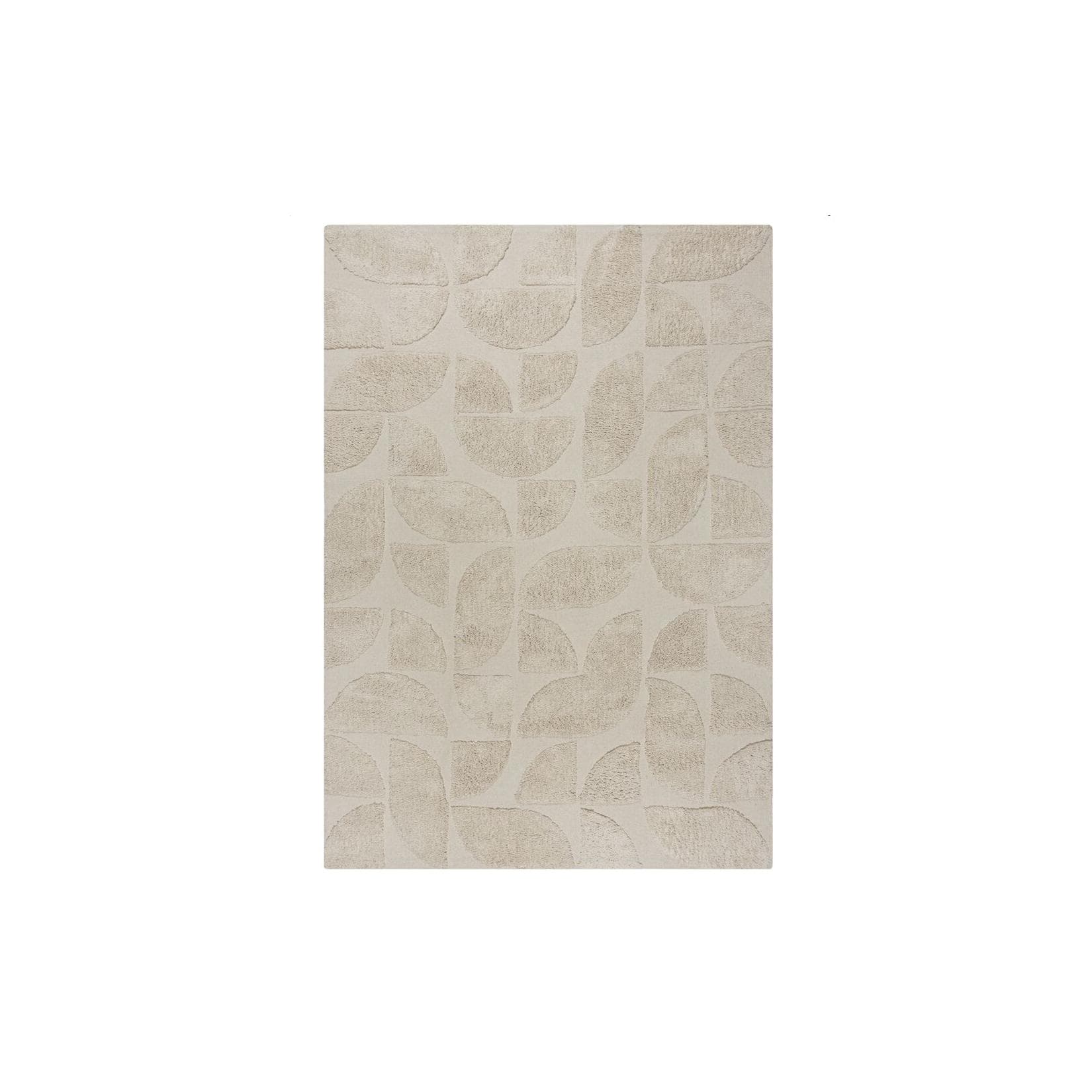 Kadima Design Baumwollteppich Geometrisch Beige Rutschfest