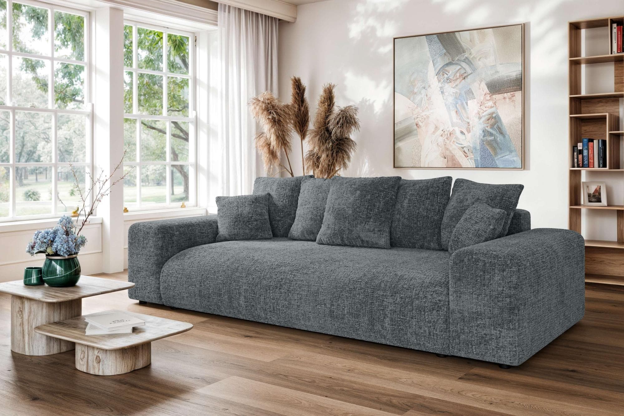 Big-Sofa HOME AFFAIRE LAKESIDE 3-Sitzer Schlafsofa mit Bettkasten