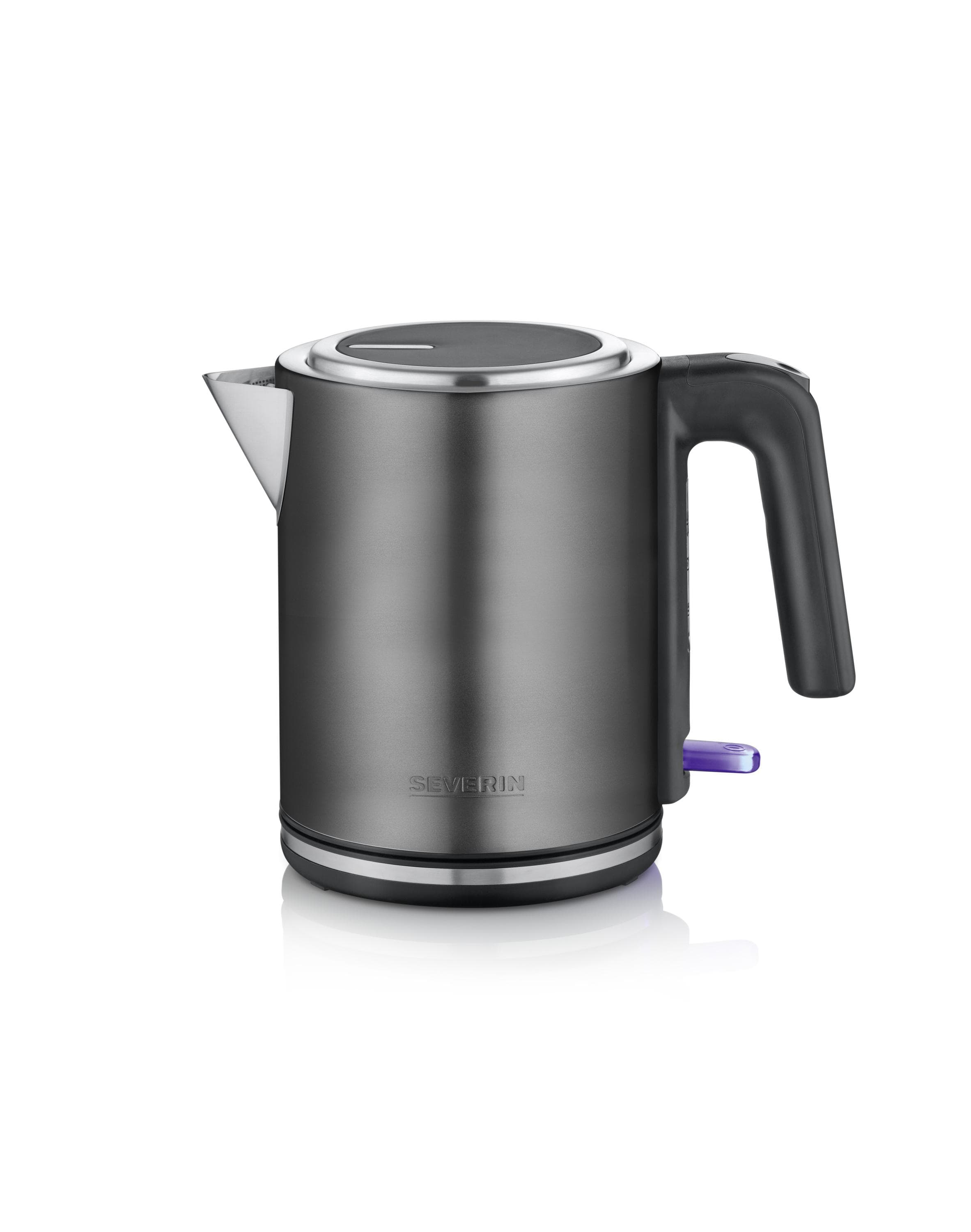 Severin Wasserkocher WK9342 1 Liter Kunststoff Grau