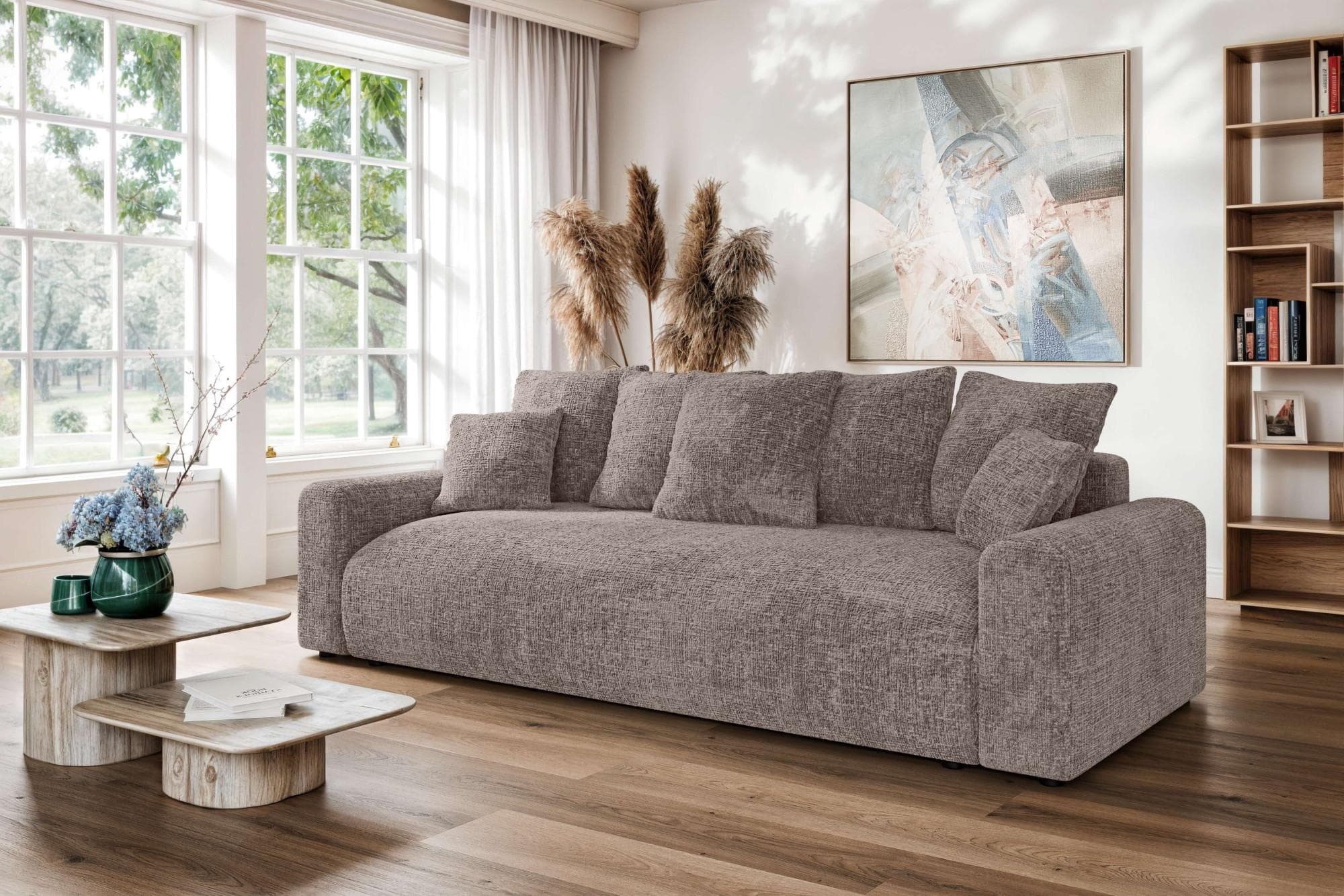 Big-Sofa HOME AFFAIRE LAKESIDE 3-Sitzer Schlafsofa mit Bettkasten