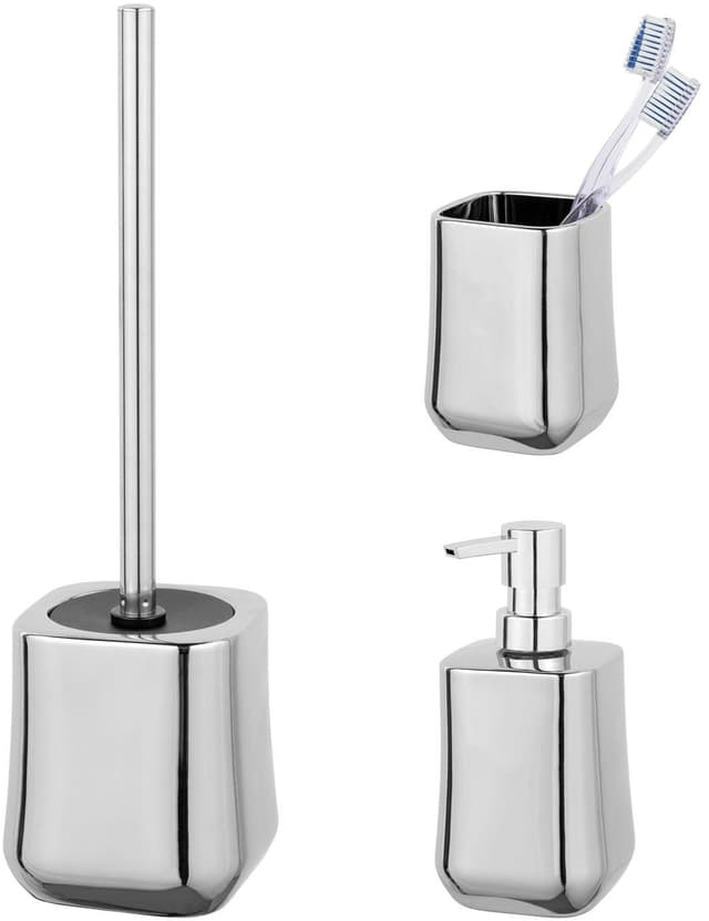 SCHÖNER WOHNEN-Kollektion Adine: Keramik Badset mit Zahnputzbecher und Seifenspender