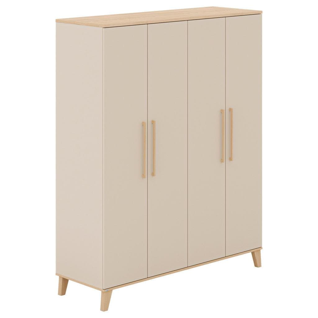 Paidi Kinderkleiderschrank Malio Beige Holzwerkstoff 9 Fächer