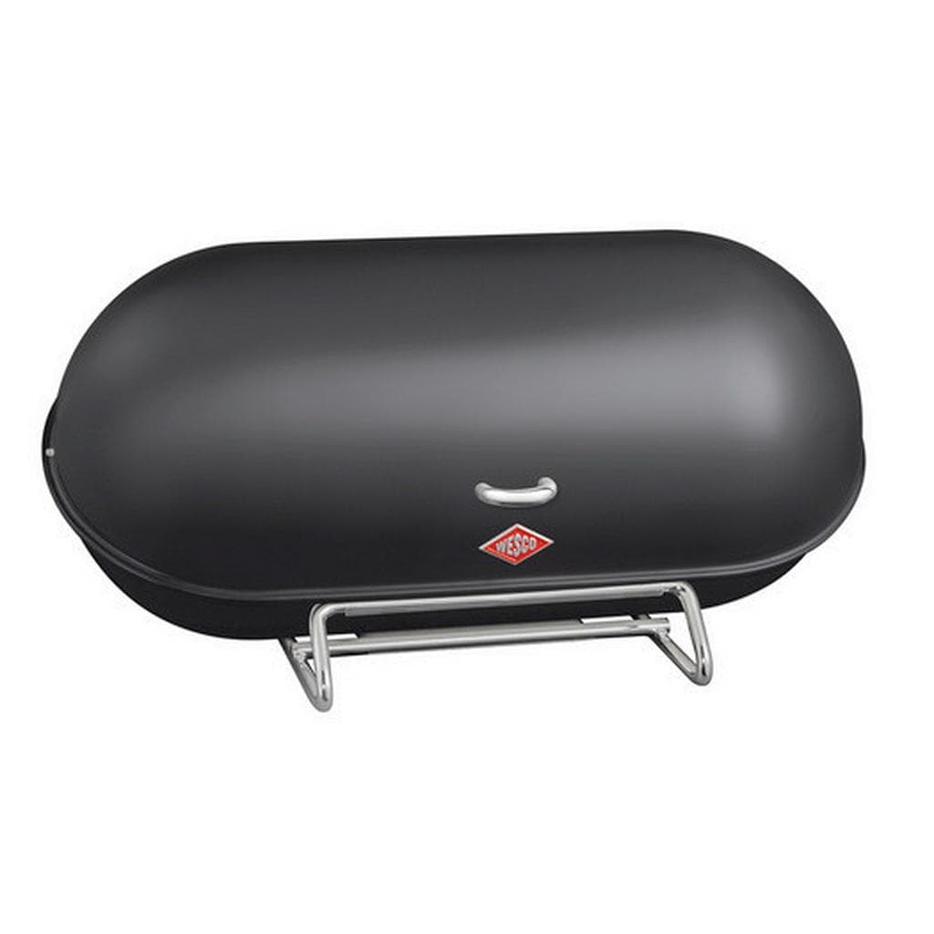 Wesco Brotkasten Breadboy Schwarz Metall Oval