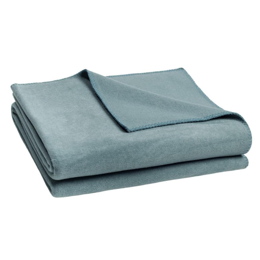 Zoeppritz Fleecedecke Soft Fleece Blau Uni 160x200 cm