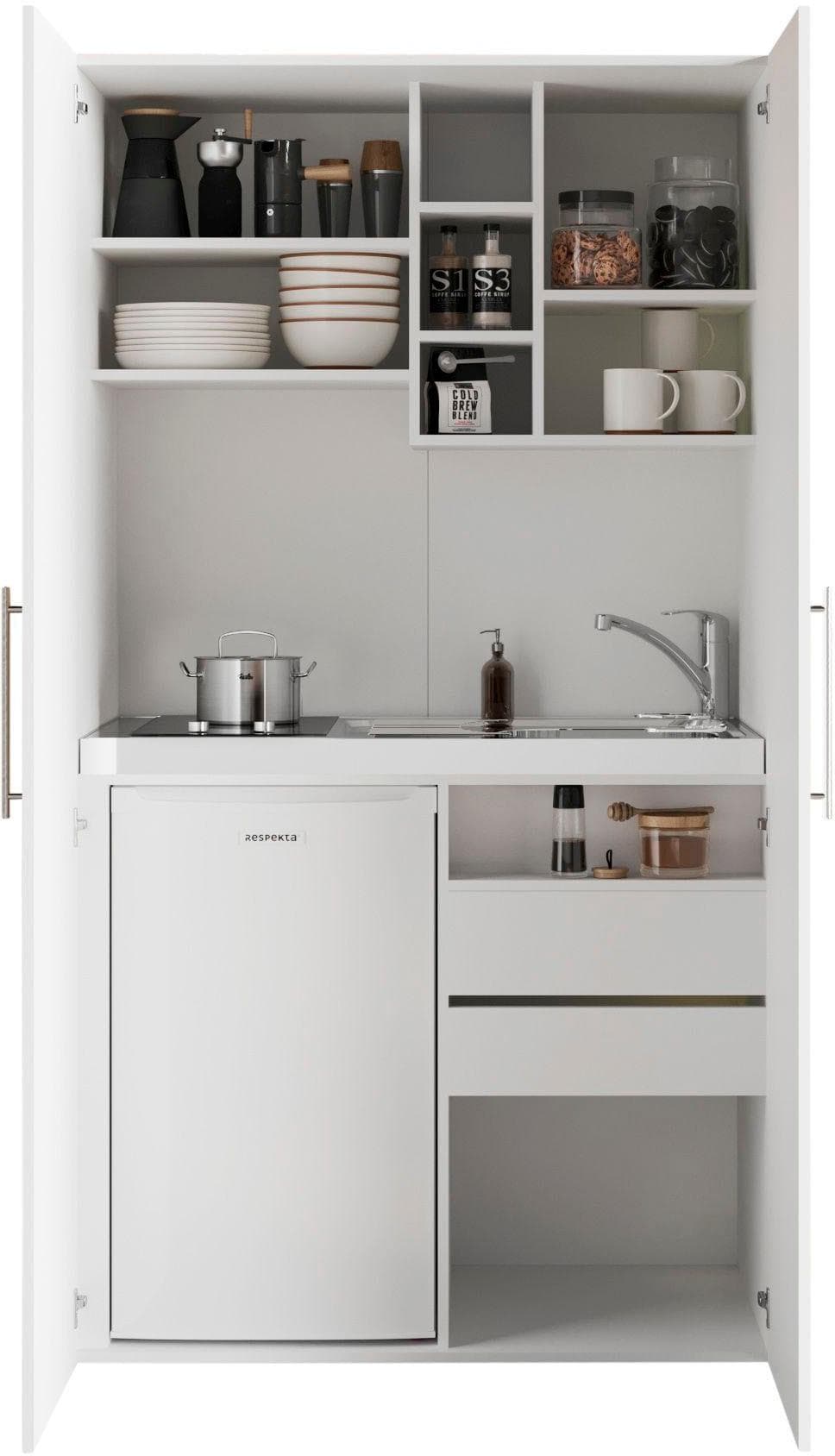 Induktionskochfeld mit Mikrowellenoption - Weißer Korpus