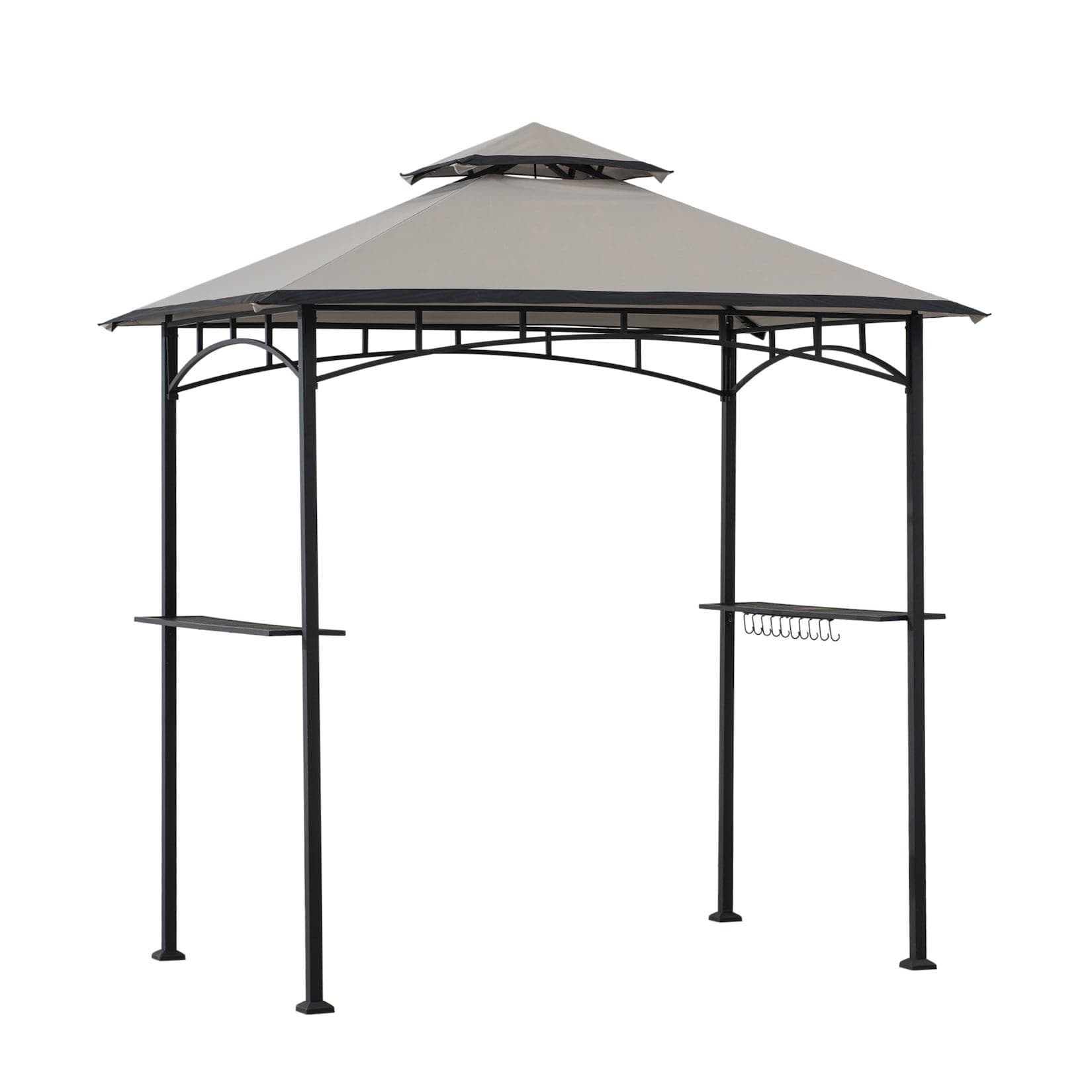 Sunjoy Stahl Grill Pavillon LINAS 152x244cm Grau