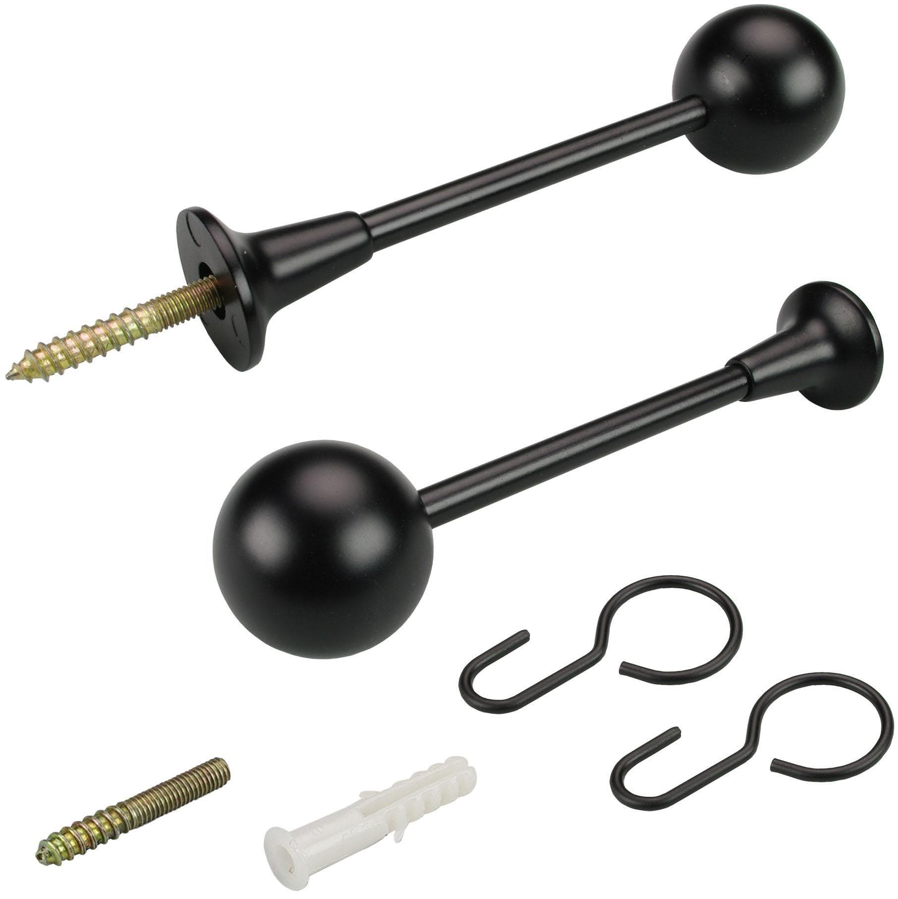 Liedeco Raffhalter für Gardinenstangen - Stilvoll & Kombinierbar