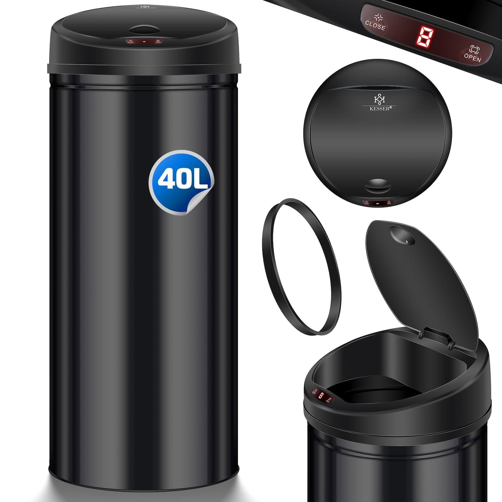 KESSER® Automatik Sensor Mülleimer Edelstahl
